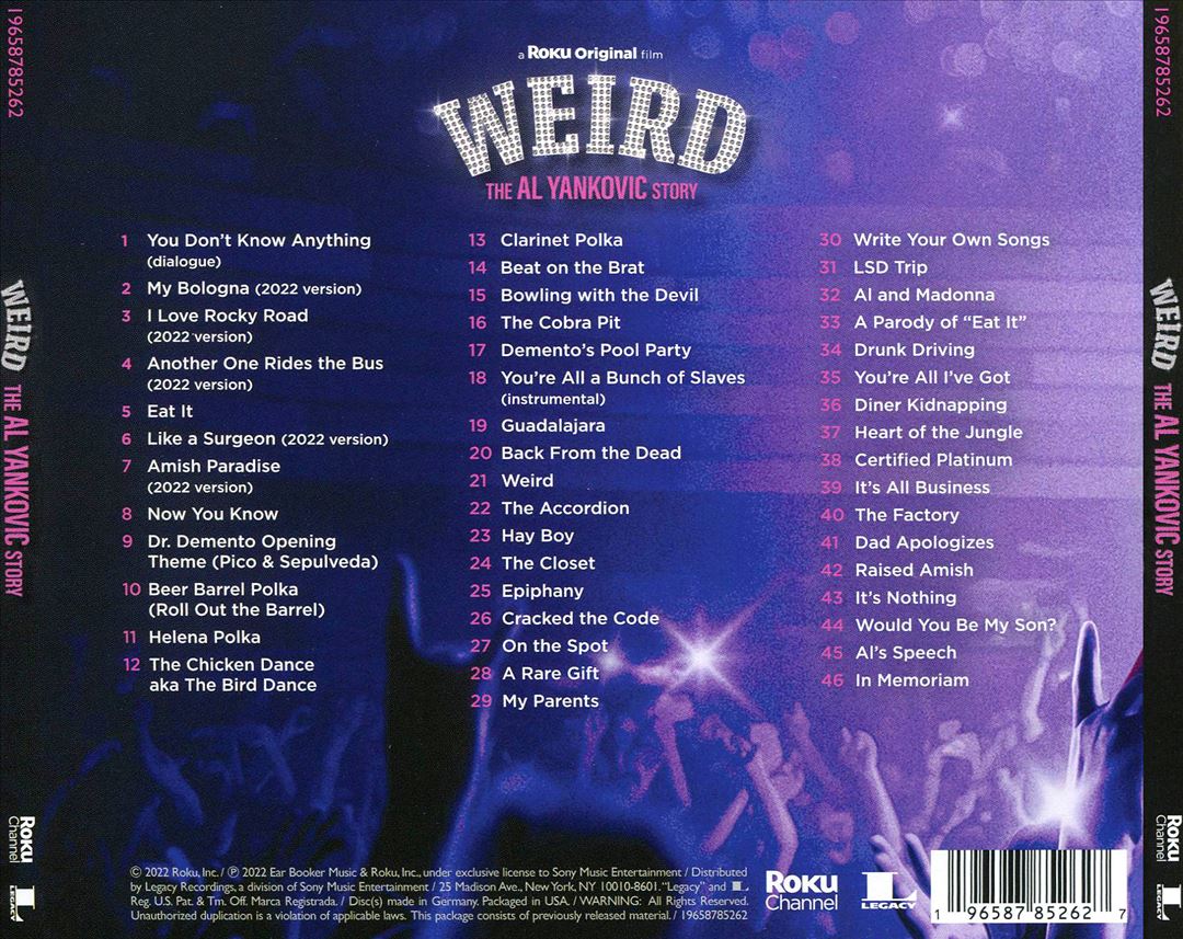 Weird: The Al Yankovic Story cover art