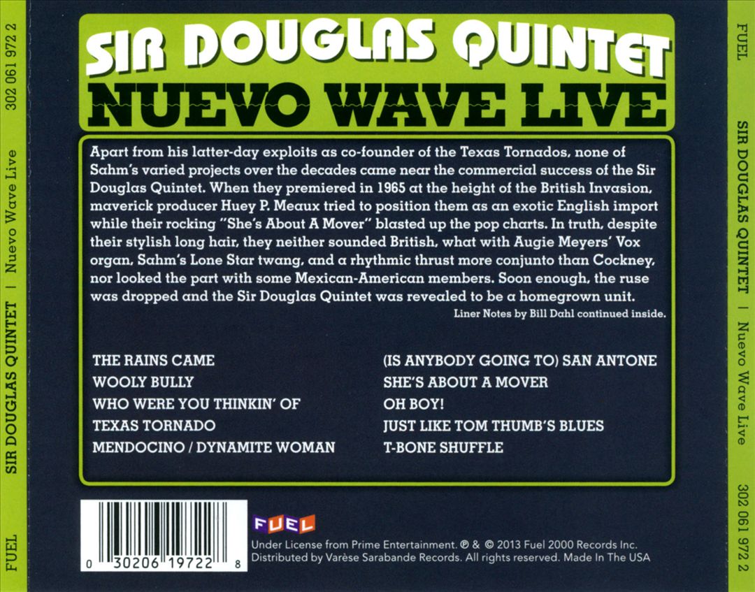 Nuevo Wave Live cover art