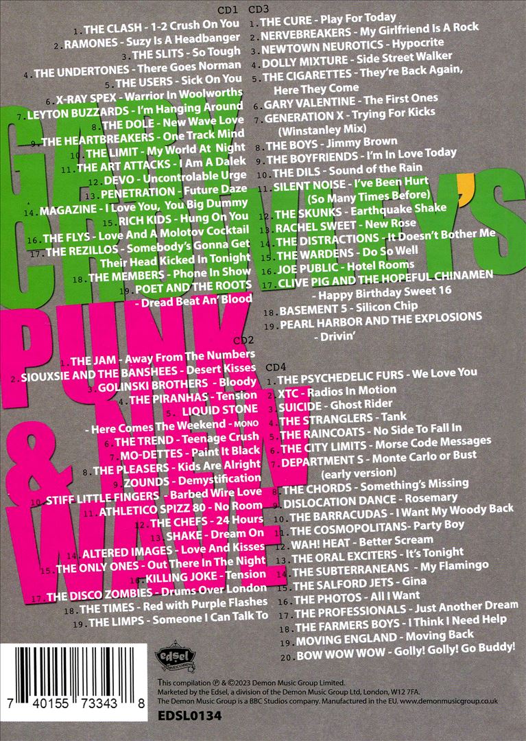 Gary Crowley's Punk & New Wave cover art