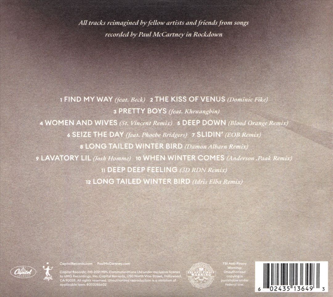 McCartney III Imagined cover art
