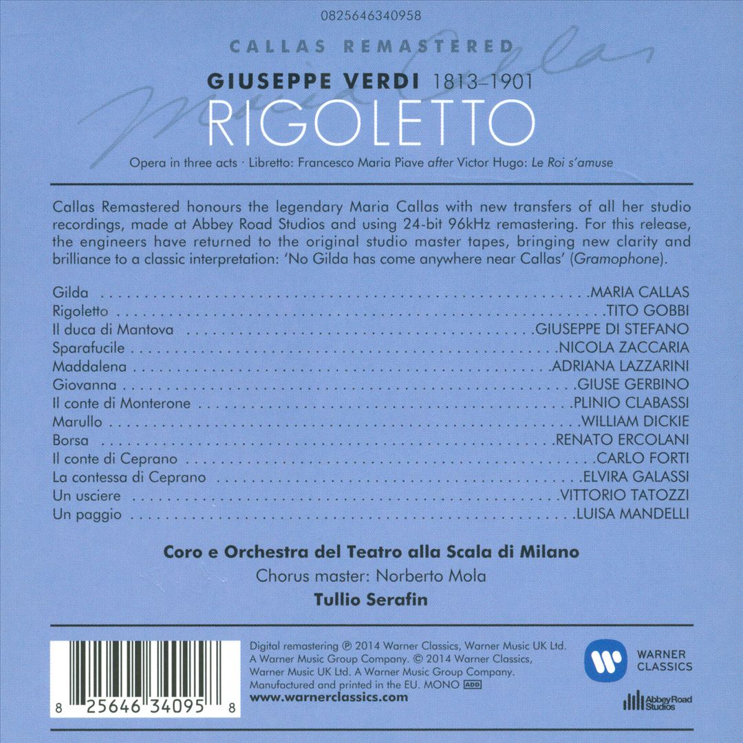 Verdi: Rigoletto cover art