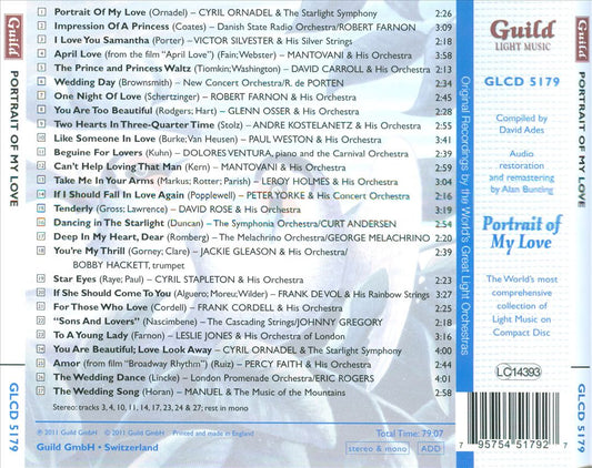 Golden Age of Light Music: Portrait of My Love cover art
