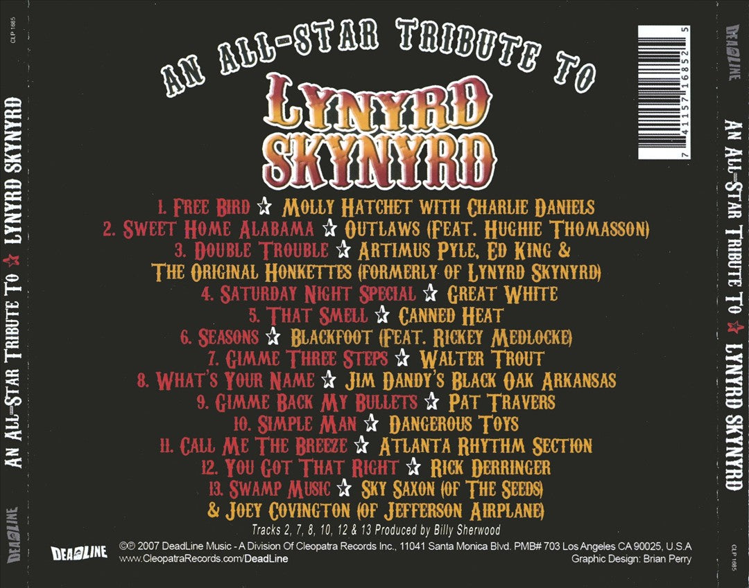 All Star Tribute to Lynyrd Skynyrd cover art