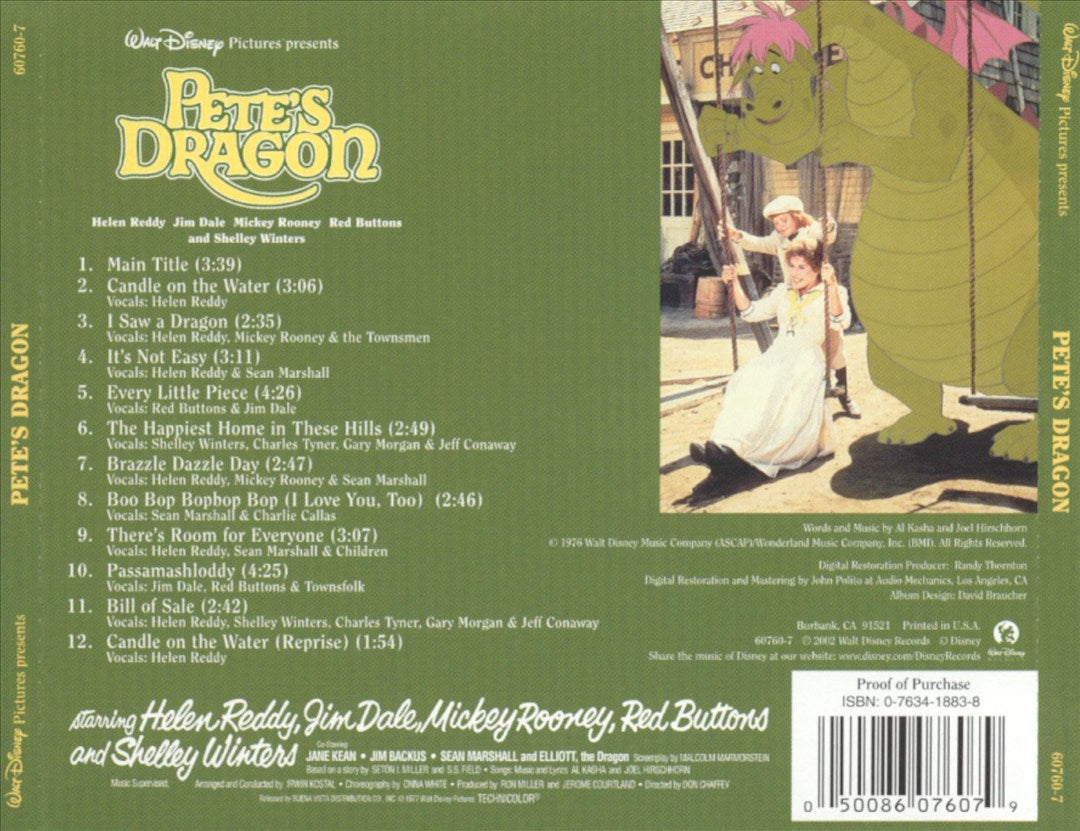 Pete's Dragon [1977] [Original Soundtrack] cover art