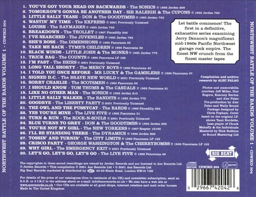 Northwest Battle of the Bands, Vol. 1 cover art