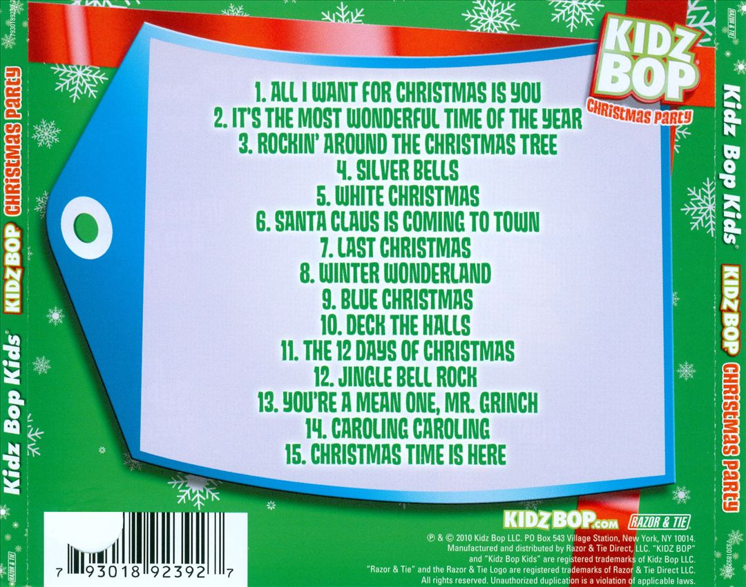 Kidz Bop Christmas Party cover art