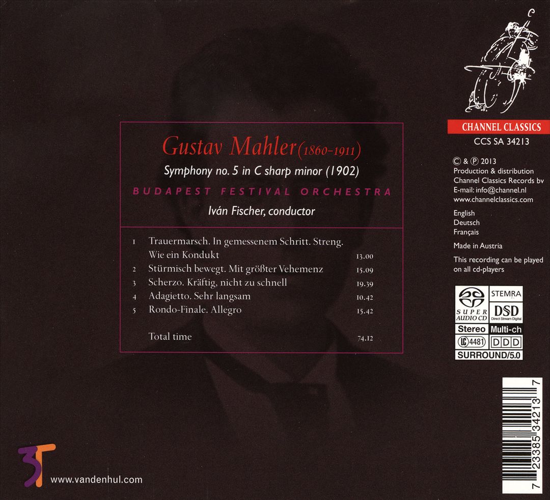 Mahler: Symphony No. 5 cover art