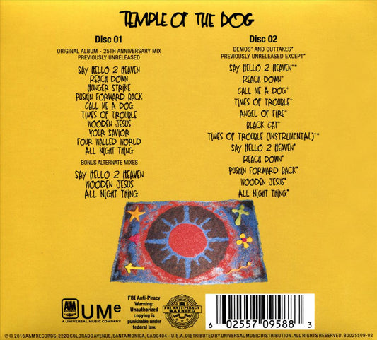 Temple of the Dog [25th Anniversary Deluxe Edition] [Remixed & Remastered] cover art