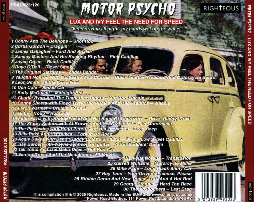 Motor Psycho: Lux and Ivy Feel the Need for Speed cover art