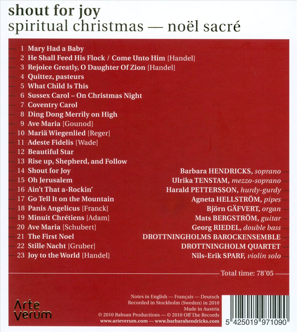 Shout for Joy cover art