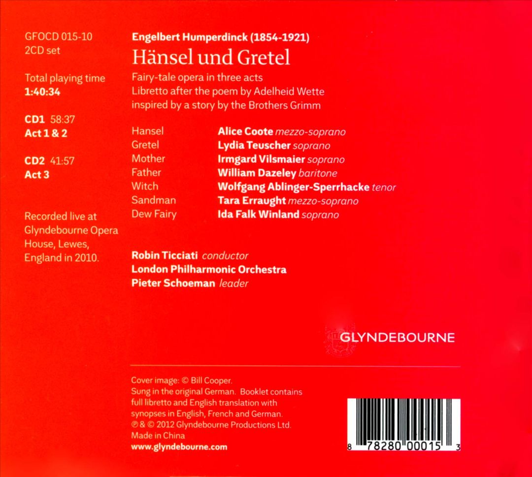 Englebert Humperdinck: Hansel und Gretel cover art