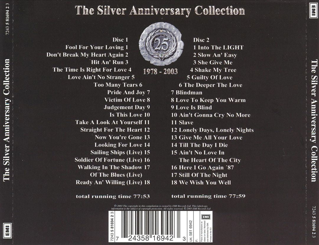 Silver Anniversary Collection cover art