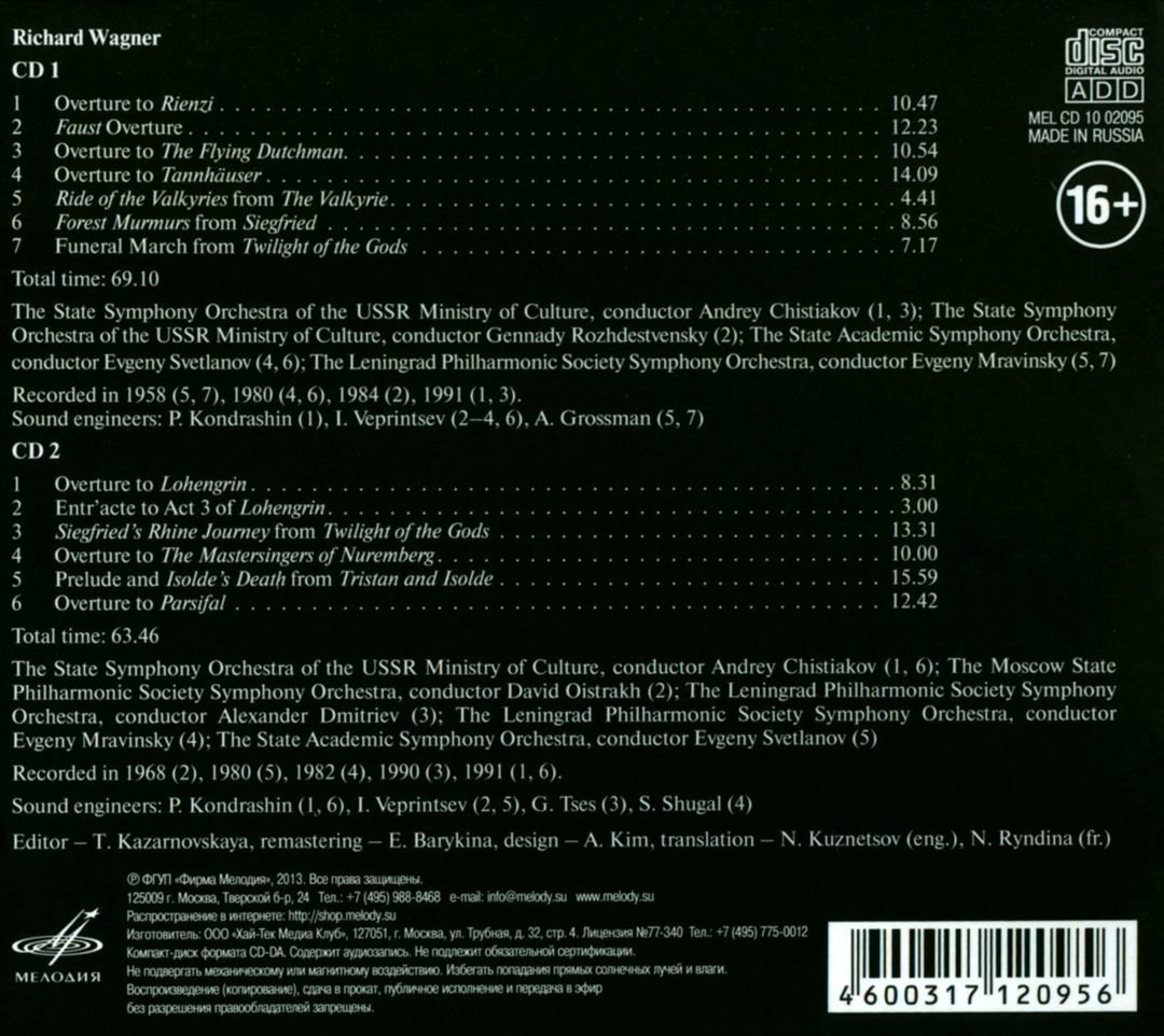 Dedicated to the 200th Anniversary of the Birth of Richard Wagner cover art