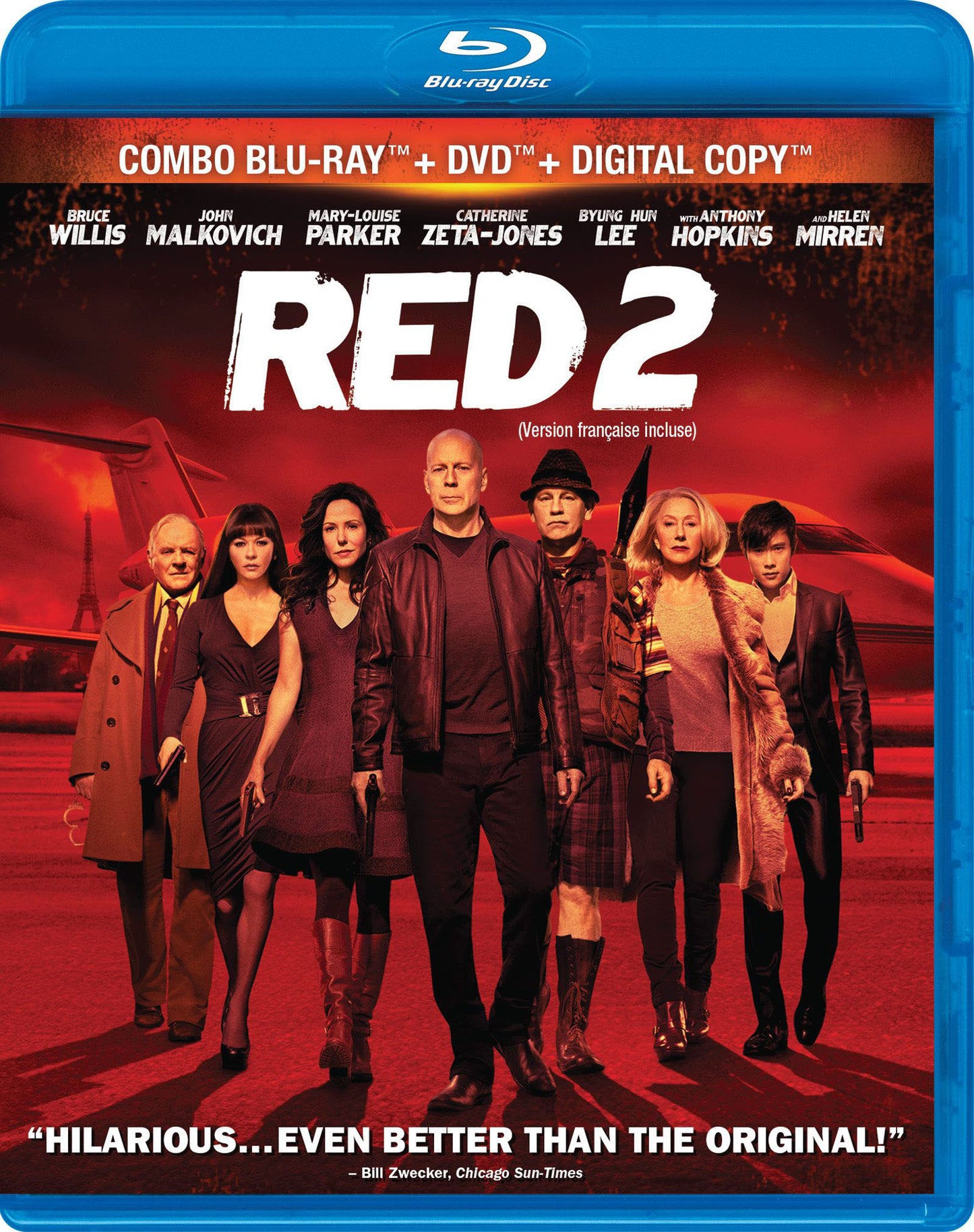RED 2 [Blu-ray/DVD] cover art