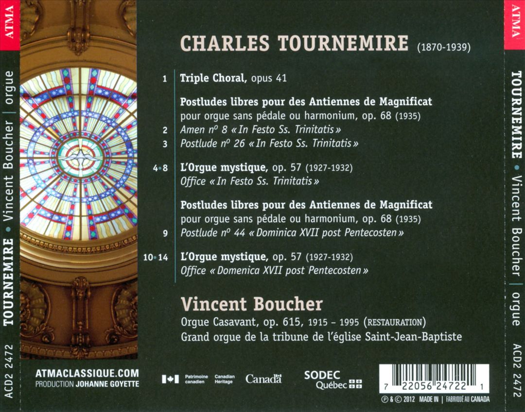 Charles Tournemire: Trinitas cover art