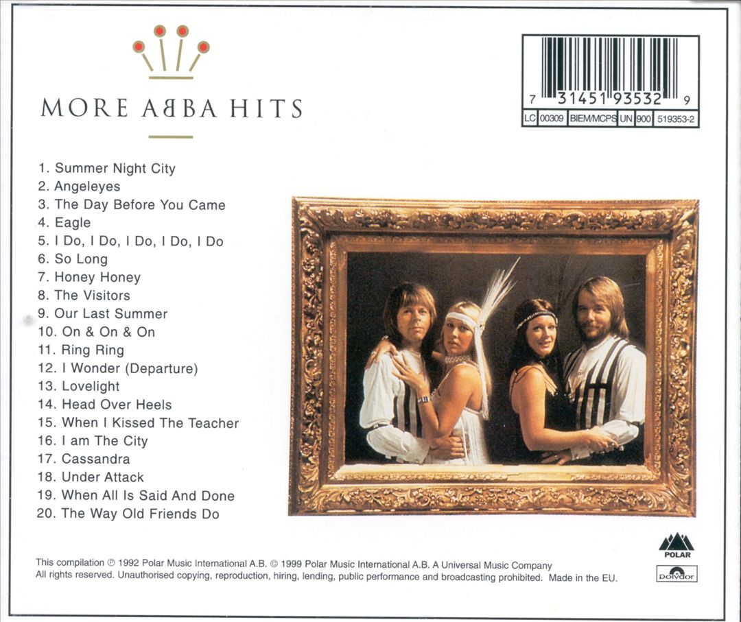 More ABBA Gold cover art