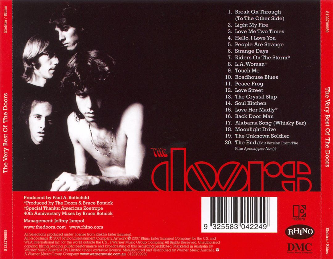 Very Best of the Doors cover art