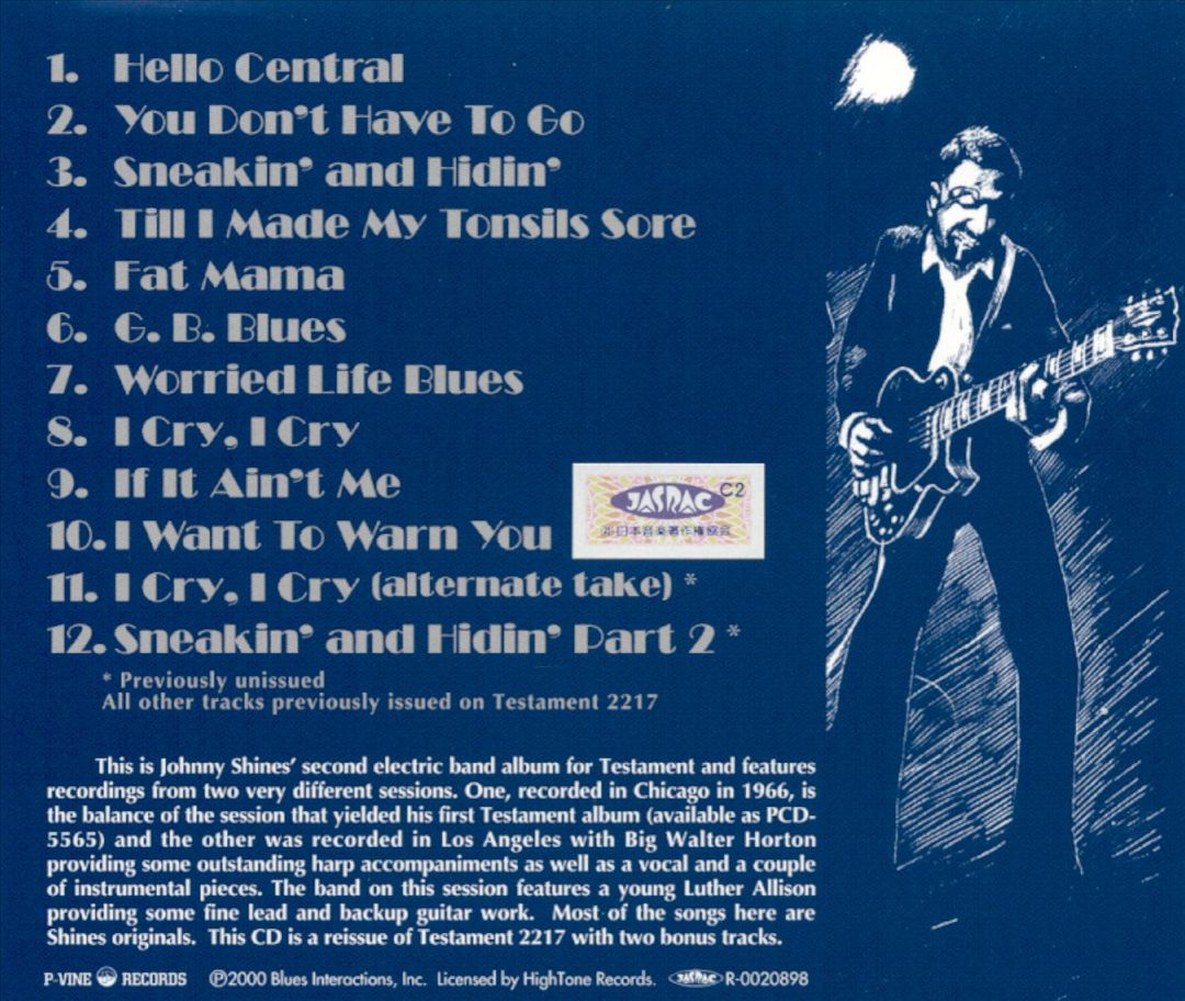 Johnny Shines with Big Walter Horton cover art