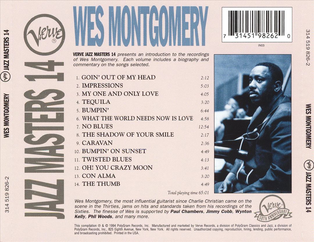 Verve Jazz Masters 14 cover art