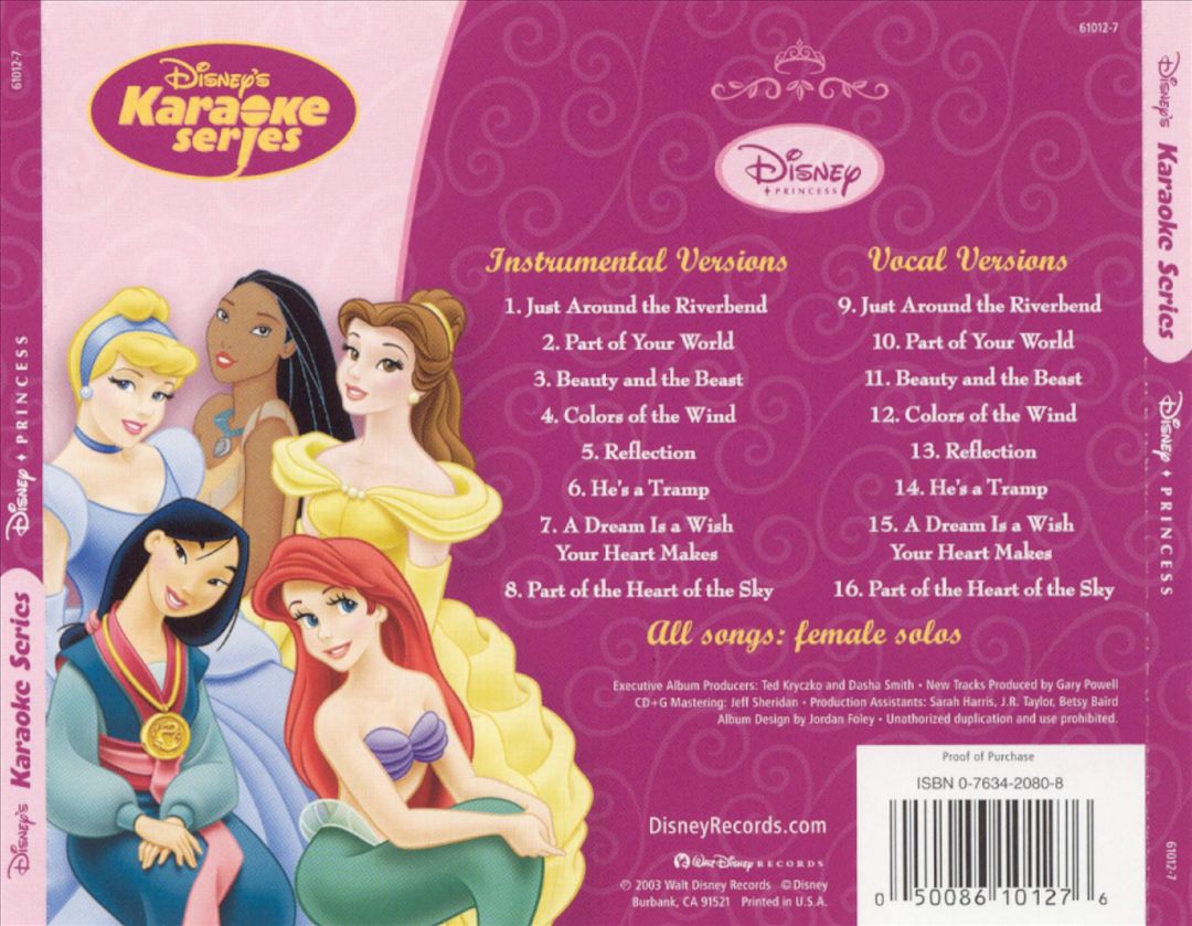 Disney's Karaoke Series: Disney Princess cover art