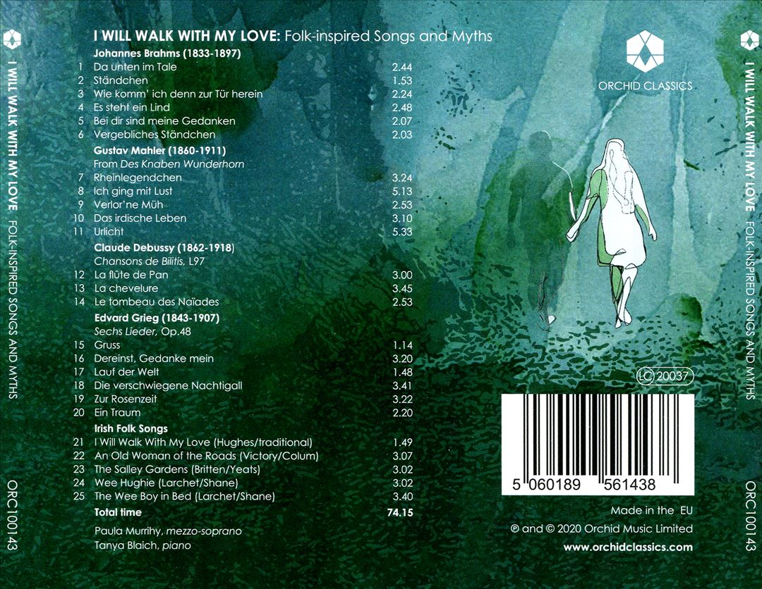 I Will Walk With My Love: Folk Inspired Songs and Myths cover art