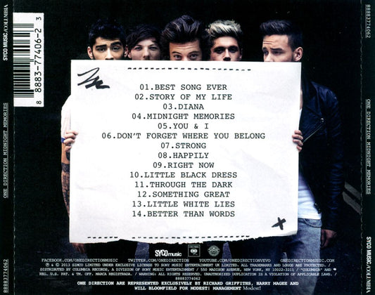 Midnight Memories cover art