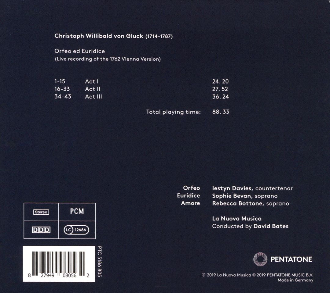 Gluck: Orfeo ed Euridice cover art