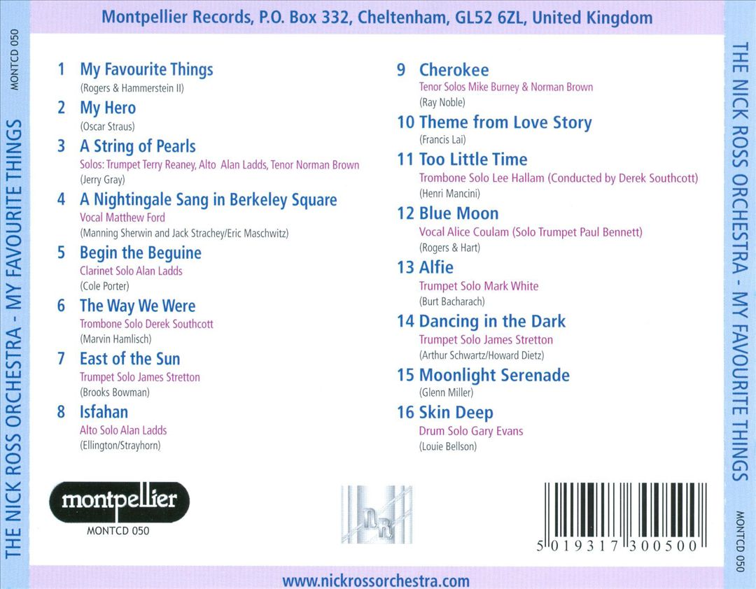 My Favourite Things cover art