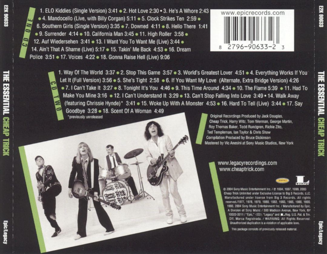 Essential Cheap Trick cover art