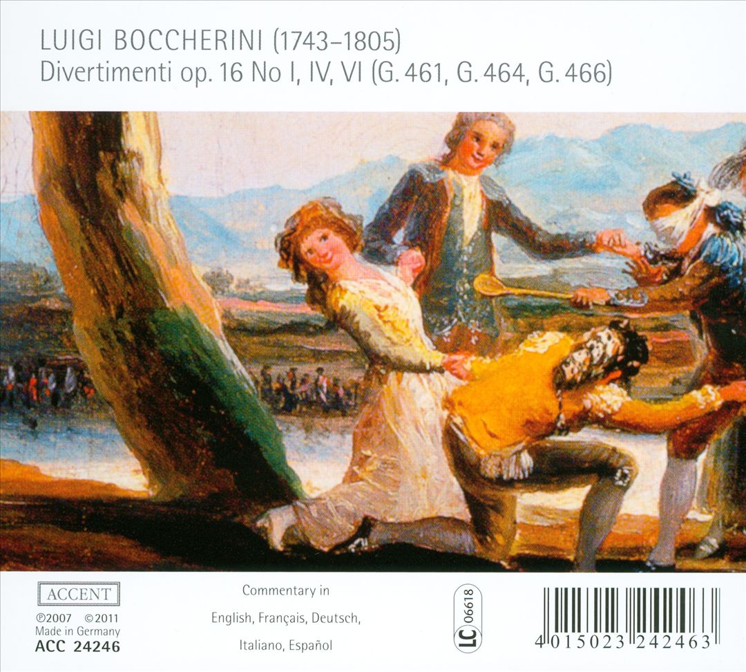 Boccherini: Divertimenti, Vol. 2 cover art
