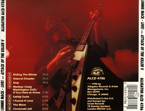 Attack of the Killer V: Live cover art