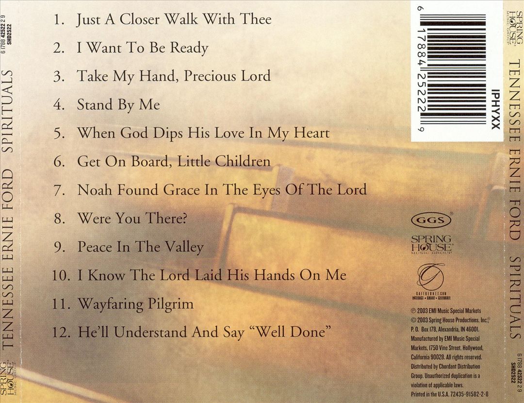 Spirituals [Chordant] cover art