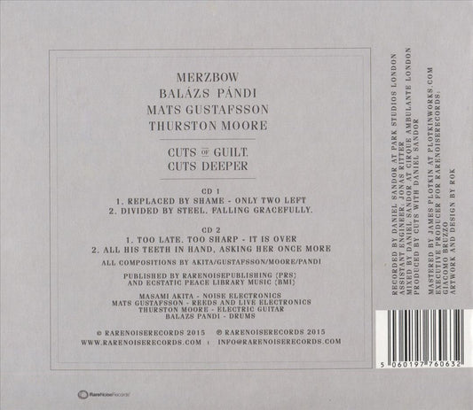 Cuts of Guilt, Cuts Deeper cover art