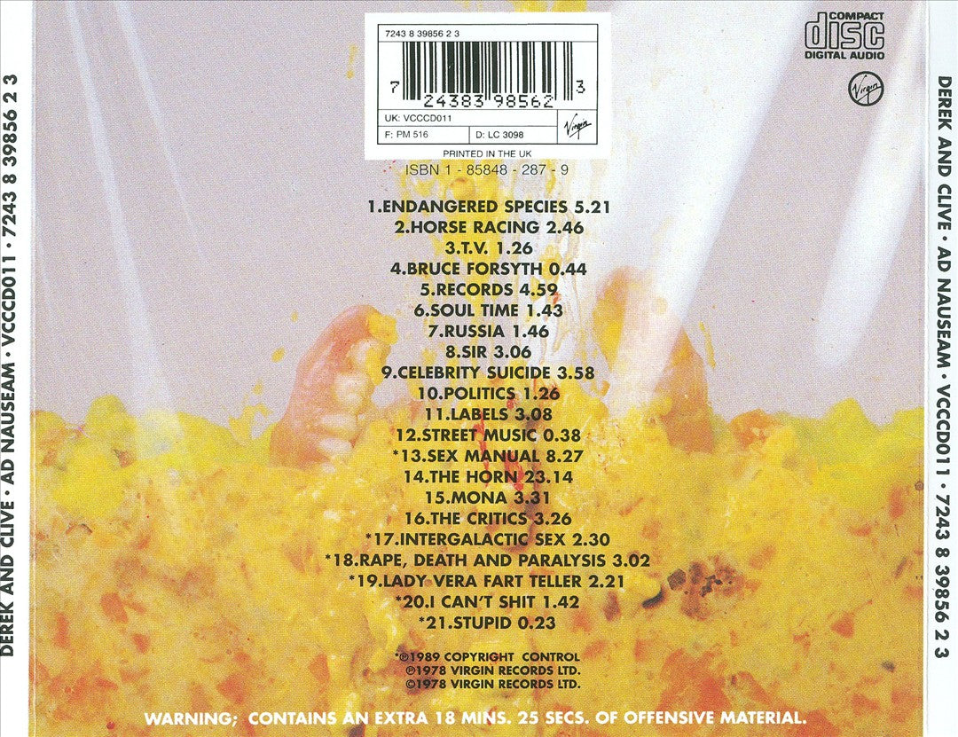 Ad Nauseam [Bonus Tracks] cover art