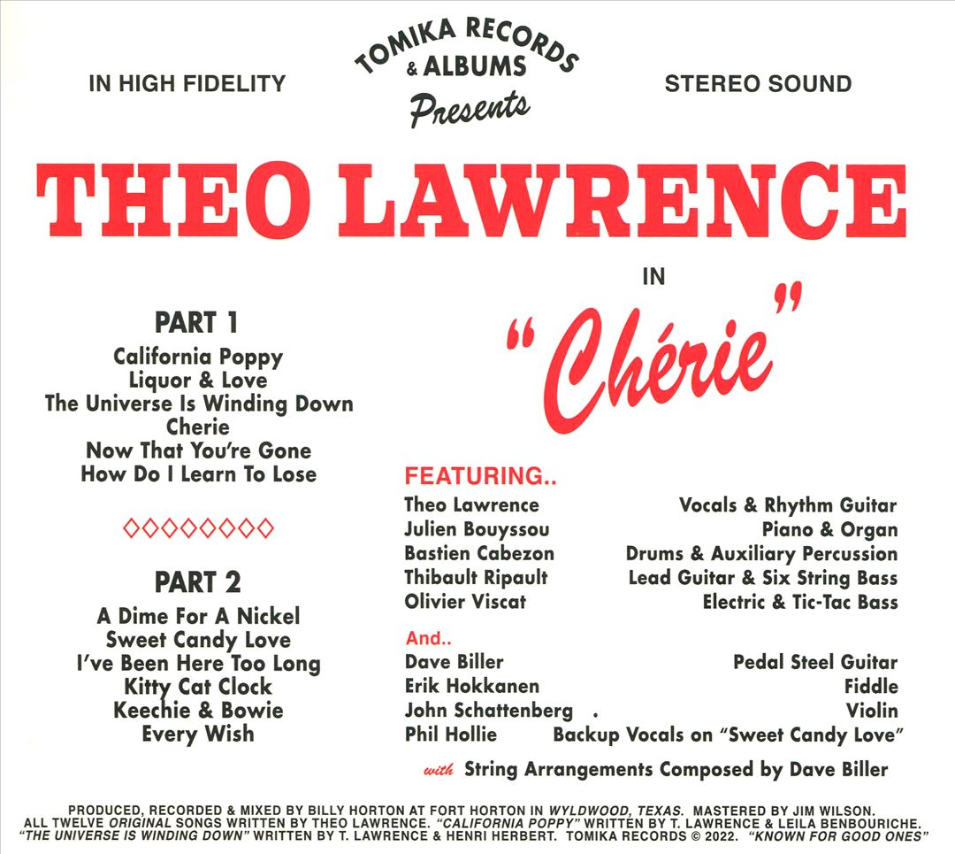 Chérie cover art
