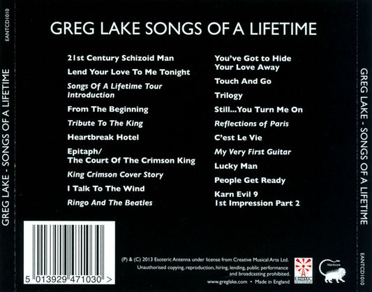 Songs of a Lifetime cover art