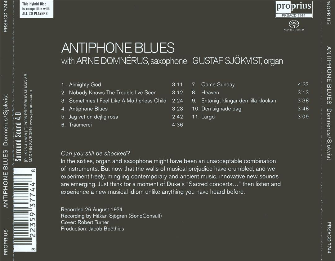 Antiphone Blues cover art
