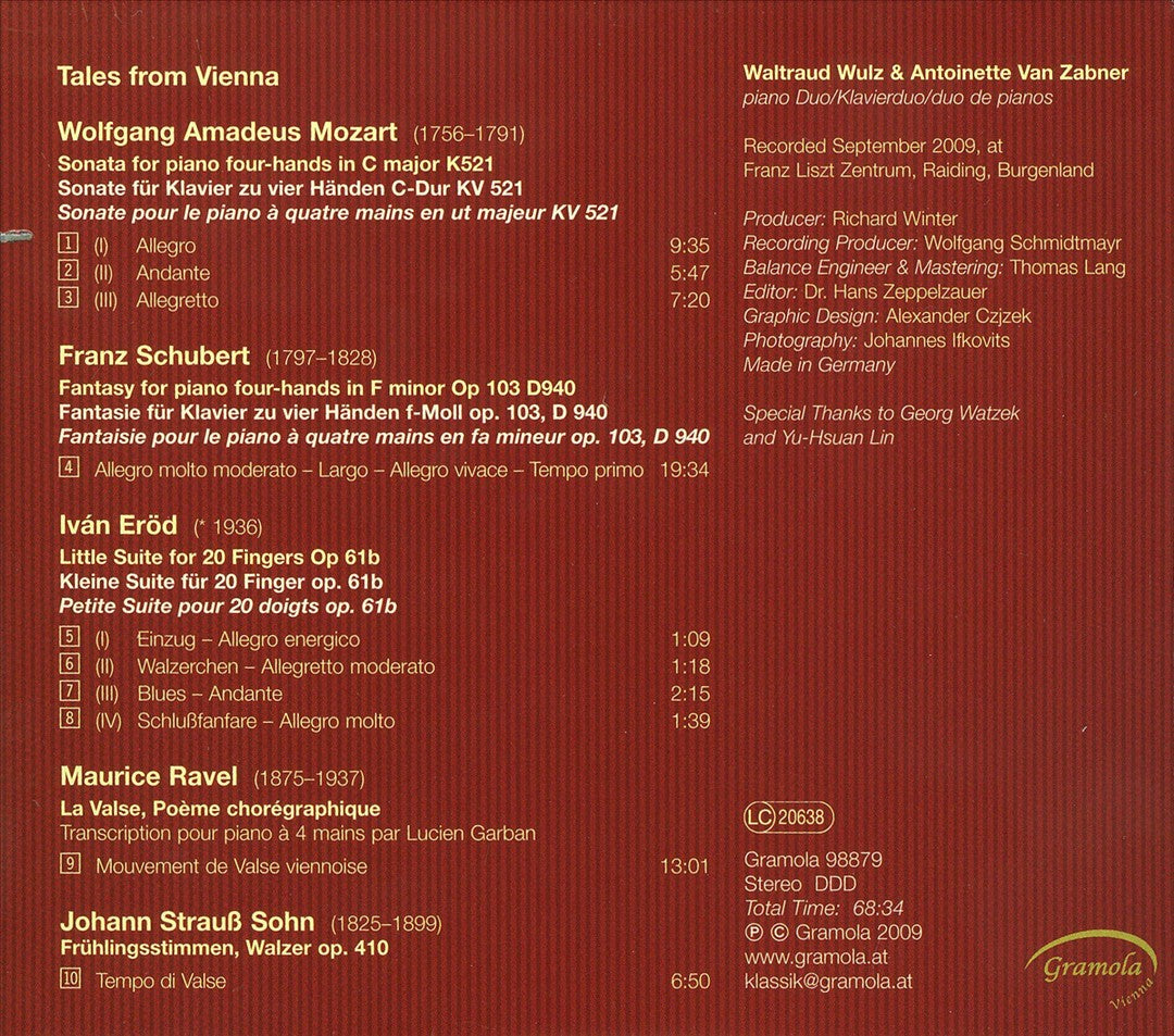 Tales from Vienna cover art