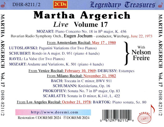Martha Argerich Live, Vol. 17 cover art