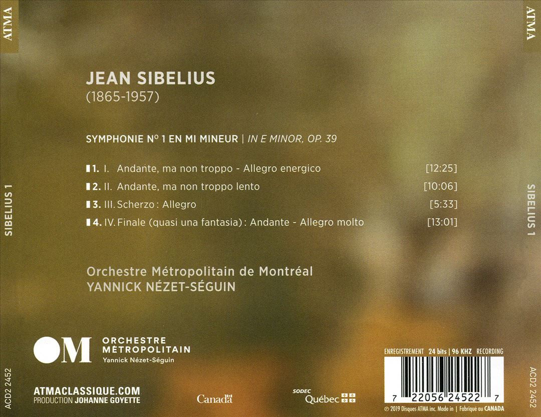 Sibelius 1 cover art
