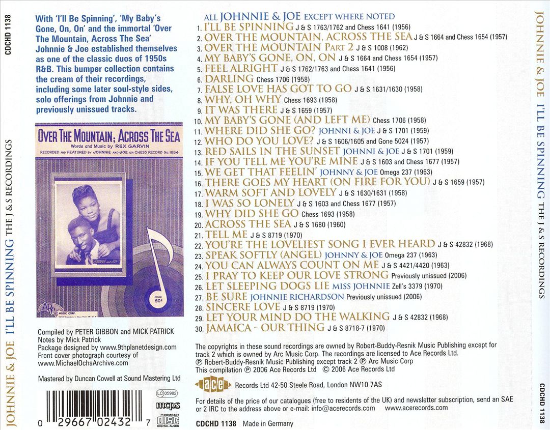 I'll Be Spinning: The J&S Recordings cover art