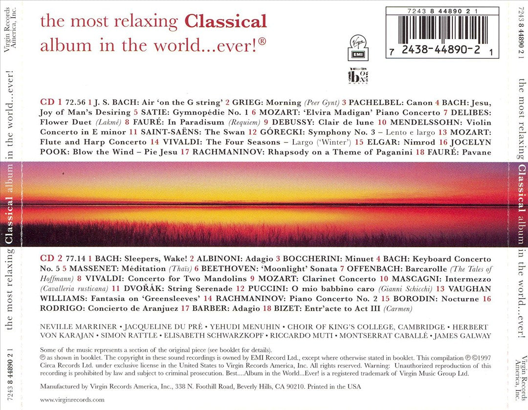 Most Relaxing Classical Album in the World...Ever! cover art