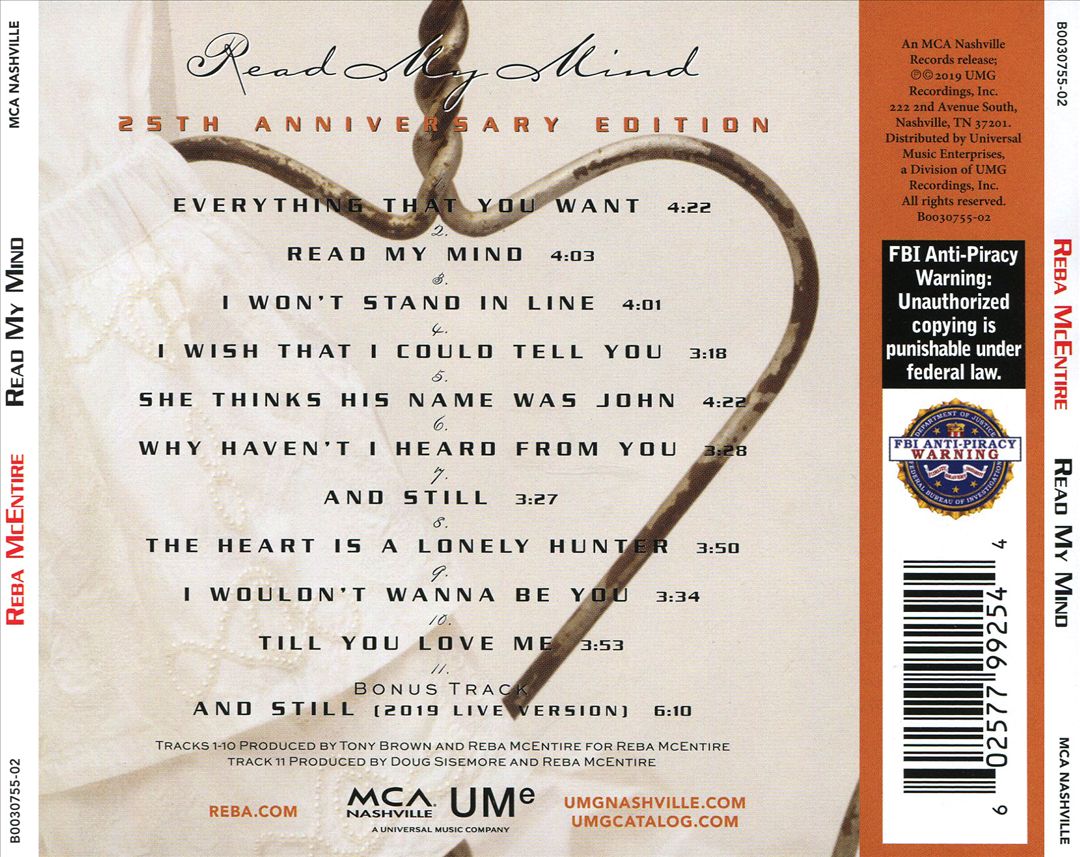 Read My Mind [25th Anniversary Edition] cover art