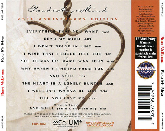Read My Mind [25th Anniversary Edition] cover art