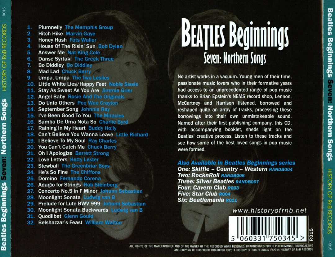 Beatles Beginnings, Vol. 7: Northern Songs cover art