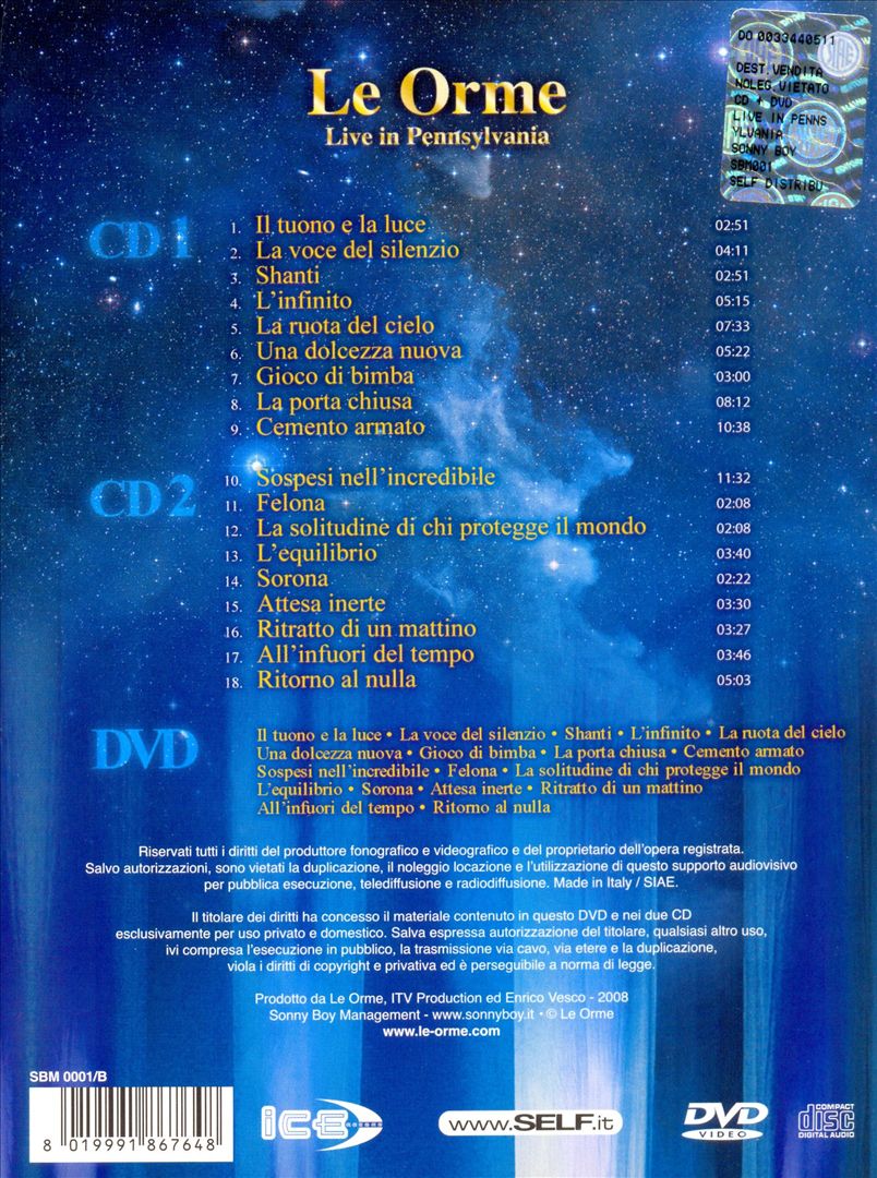 Live in Pennsylvania [DVD/CD] cover art