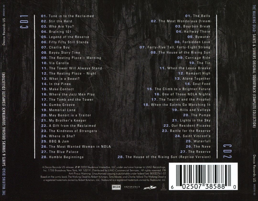 Walking Dead: Saints & Sinners [Orginal Soundtrack] [Complete Collection] cover art