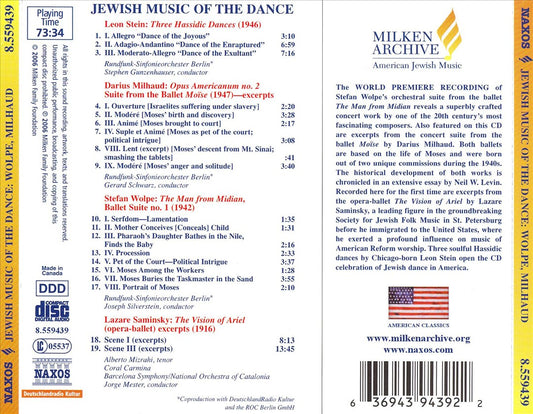 Jewish Music of the Dance cover art