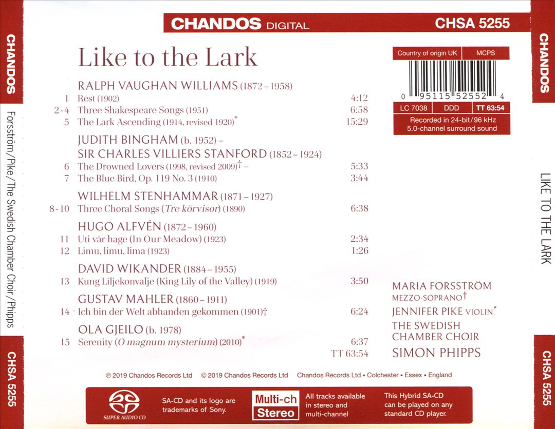 Like to the Lark cover art