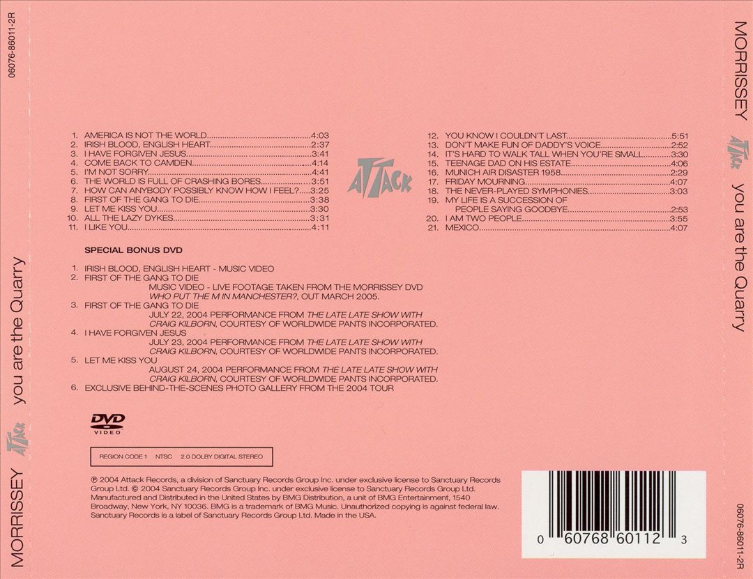 You Are the Quarry [Deluxe Edition] [Bonus DVD] cover art
